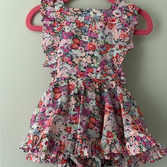 Numi boutique handmade dresses Liberty of London pinafore 3 4 spring spring - Picture 2 of 5